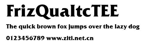 FrizQuaItcTEE.ttf字體轉換器圖片
