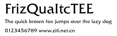 FrizQuaItcTEE.ttf字體轉換器圖片