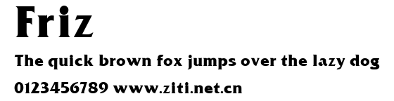 Friz.ttf字體轉換器圖片