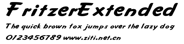 FritzerExtended.ttf字體轉換器圖片