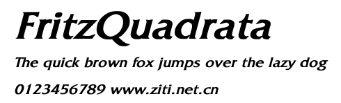FritzQuadrata.ttf字體轉換器圖片