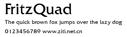 FritzQuad.ttf字體轉換器圖片