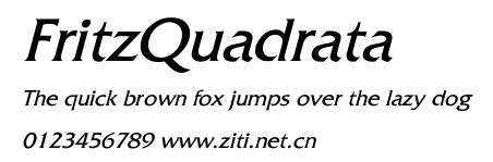 FritzQuadrata.ttf字體轉換器圖片