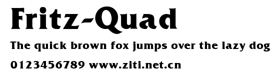 Fritz-Quad.ttf字體轉換器圖片