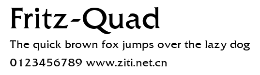 Fritz-Quad.ttf字體轉換器圖片