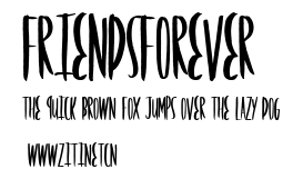 FriendsForever.ttf字體轉換器圖片