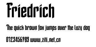 Friedrich.otf字體轉換器圖片