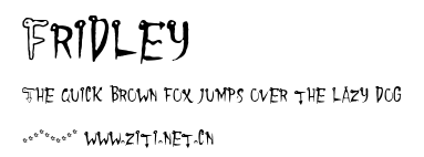Fridley.ttf字體轉換器圖片