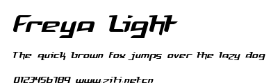 Freya Light.ttf字體轉換器圖片