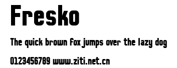 Fresko.ttf字體轉換器圖片