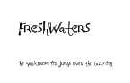 FreshWaters.ttf字體轉換器圖片