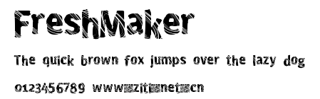 FreshMaker.ttf字體轉換器圖片