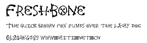FreshBone.ttf字體轉換器圖片