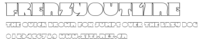 FrenzyOutline.ttf字體轉換器圖片