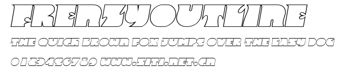 FrenzyOutline.ttf字體轉換器圖片