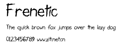 Frenetic.ttf字體轉換器圖片