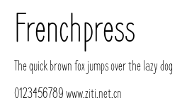 Frenchpress.otf字體轉換器圖片