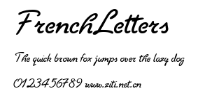 FrenchLetters.ttf字體轉換器圖片