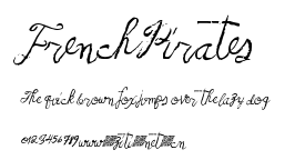 FrenchPirates.ttf字體轉換器圖片