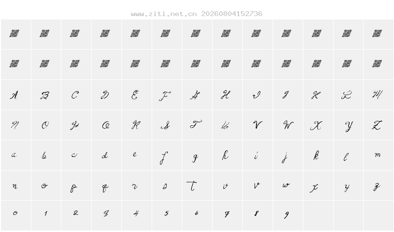 字符映射圖