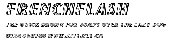 FrenchFlash.ttf字體轉換器圖片