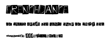 FrenchDance.ttf字體轉換器圖片