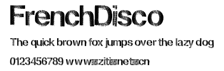 FrenchDisco.ttf字體轉換器圖片