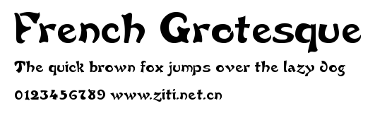 French Grotesque.ttf字體轉換器圖片
