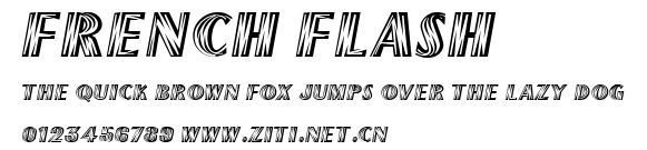 French Flash.ttf字體轉換器圖片