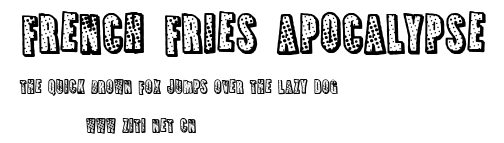 French Fries Apocalypse.ttf字體轉換器圖片