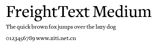 FreightText Medium.ttf字體轉換器圖片