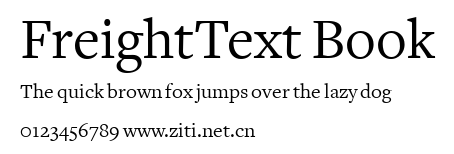 FreightText Book.ttf字體轉換器圖片
