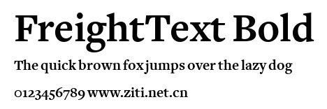 FreightText Bold.ttf字體轉換器圖片