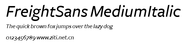 FreightSans MediumItalic.ttf字體轉換器圖片