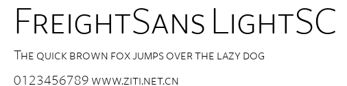 FreightSans LightSC.ttf字體轉換器圖片