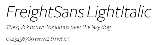 FreightSans LightItalic.ttf字體轉換器圖片