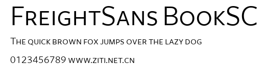 FreightSans BookSC.ttf字體轉換器圖片
