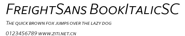 FreightSans BookItalicSC.ttf字體轉換器圖片