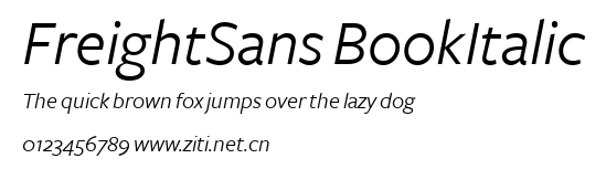 FreightSans BookItalic.ttf字體轉換器圖片