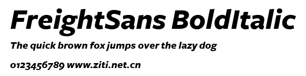FreightSans BoldItalic.ttf字體轉換器圖片