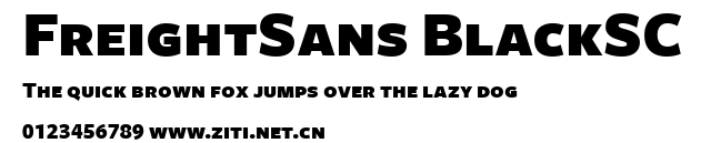 FreightSans BlackSC.ttf字體轉換器圖片