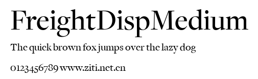 FreightDispMedium.ttf字體轉換器圖片