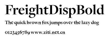 FreightDispBold.ttf字體轉換器圖片