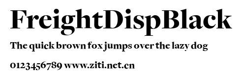 FreightDispBlack.ttf字體轉換器圖片