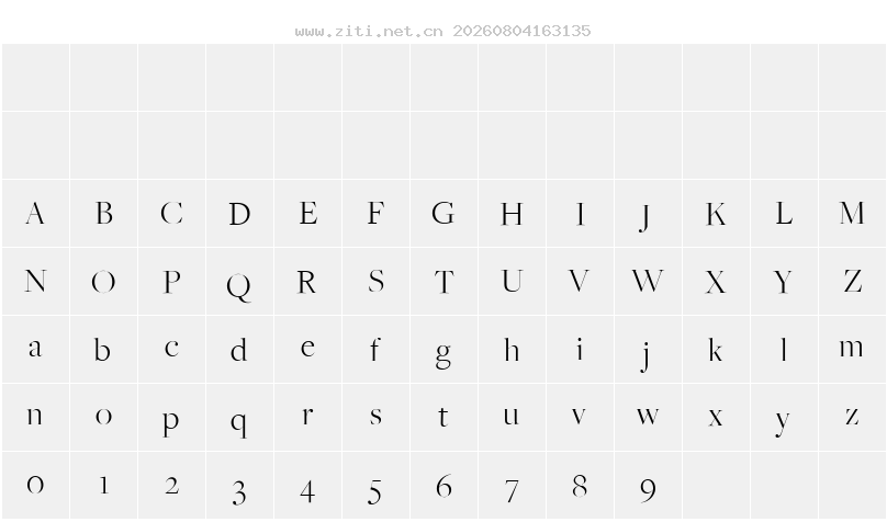 字符映射圖