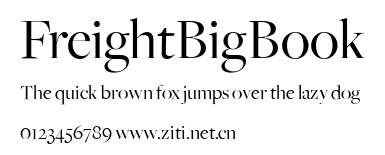 FreightBigBook.ttf字體轉換器圖片