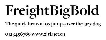 FreightBigBold.ttf字體轉換器圖片