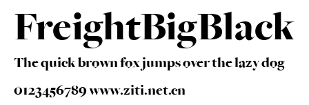 FreightBigBlack.ttf字體轉換器圖片