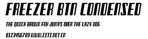 Freezer BTN Condensed.ttf字體轉換器圖片
