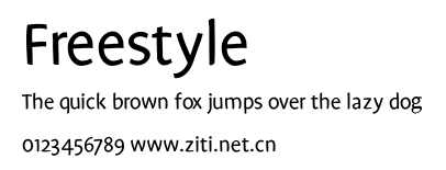 Freestyle.ttf字體轉換器圖片